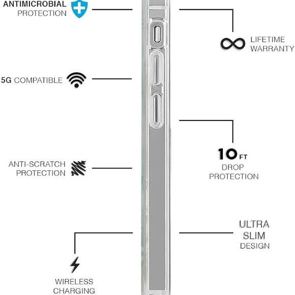 Casemate IPhone 12 Rifle Paper Co. - Hydrangea - White - Picture 4 of 4